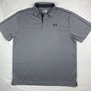 Under Armour Men’s Grey Heat Gear Polo XL